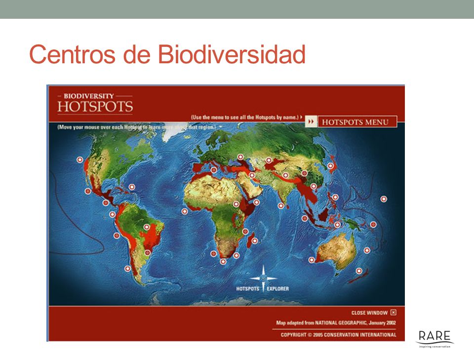Centros de Biodiversidad