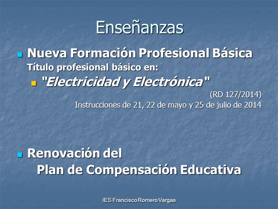 Plan de Compensación Educativa