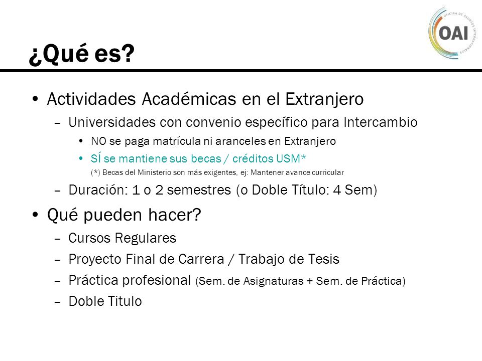 ¿Qué es Actividades Académicas en el Extranjero Qué pueden hacer