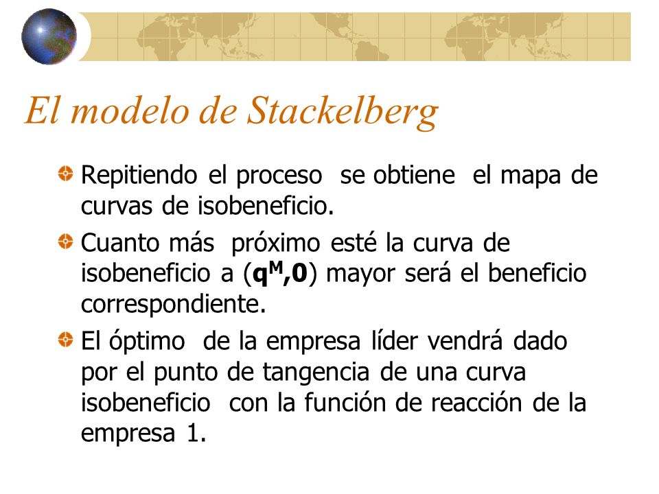El modelo de Stackelberg