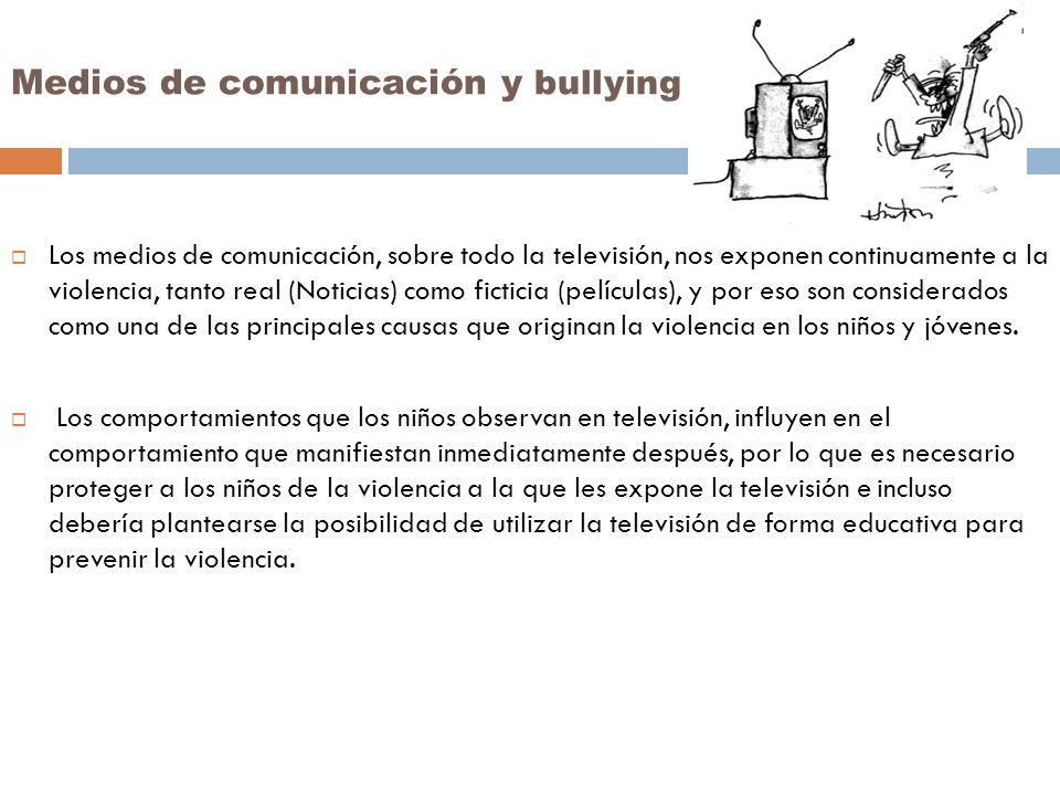 Medios de comunicación y bullying