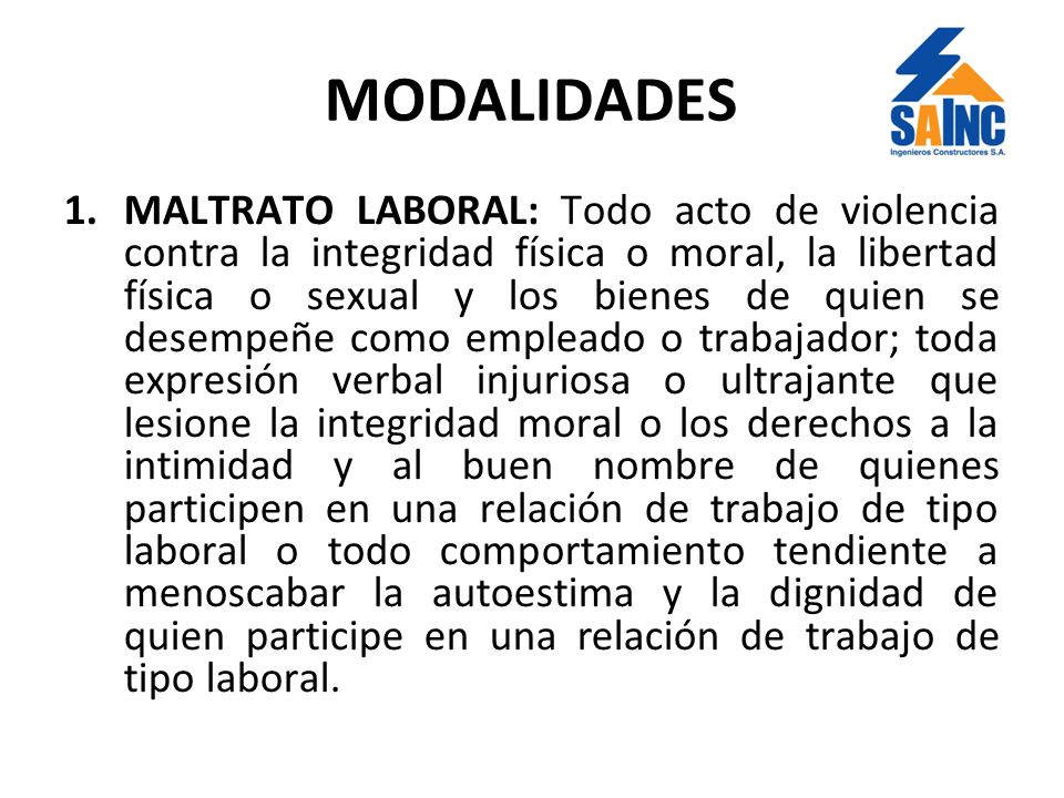MODALIDADES