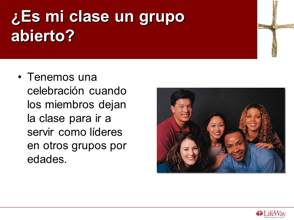 Tenemos una celebración cuando los miembros dejan la clase para ir a servir como líderes en otros grupos por edades.