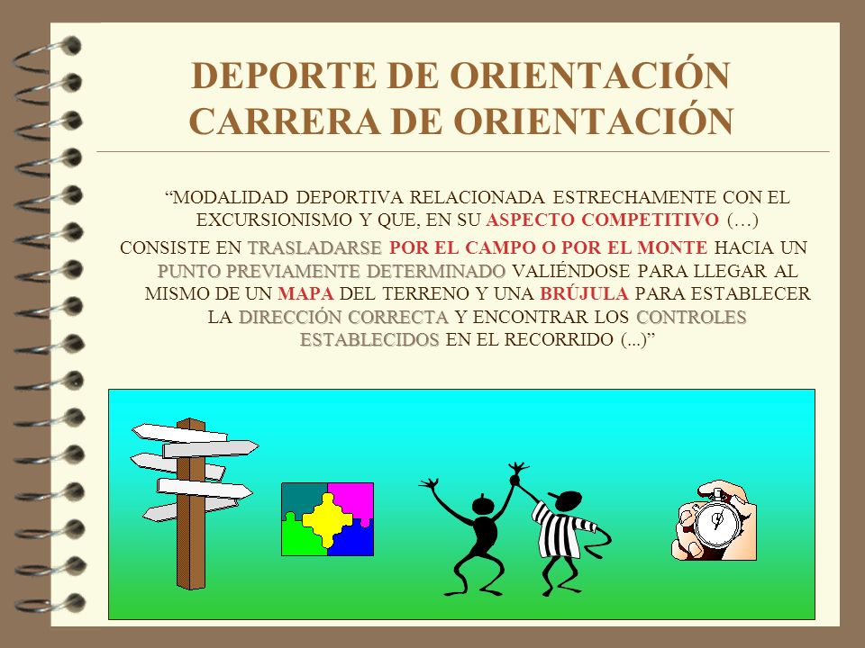 DEPORTE DE ORIENTACIÓN CARRERA DE ORIENTACIÓN