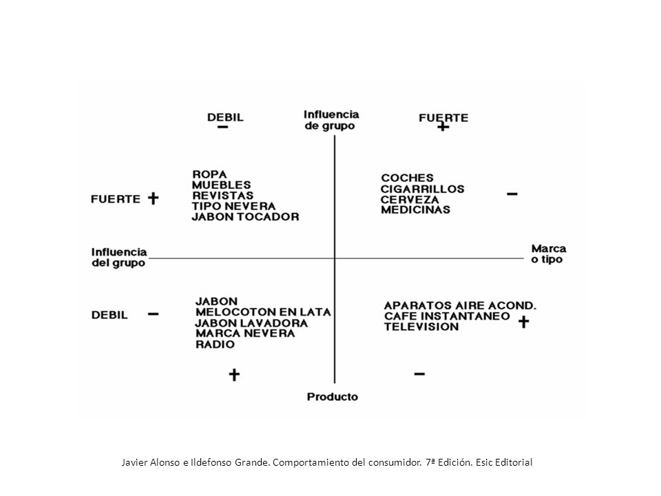 Javier Alonso e Ildefonso Grande. Comportamiento del consumidor