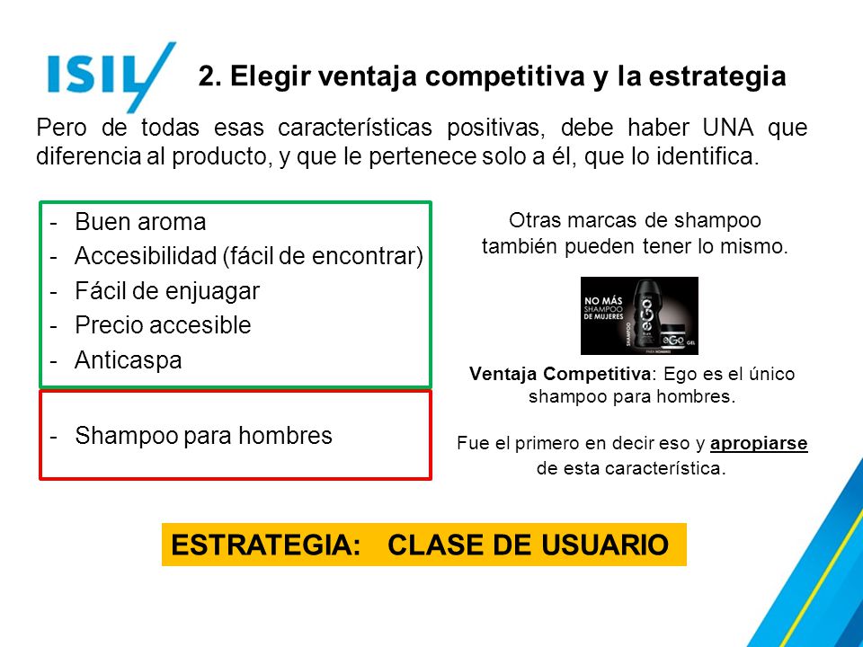 2. Elegir ventaja competitiva y la estrategia
