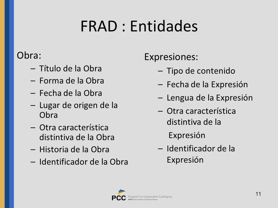 FRAD : Entidades Obra: Expresiones: Título de la Obra