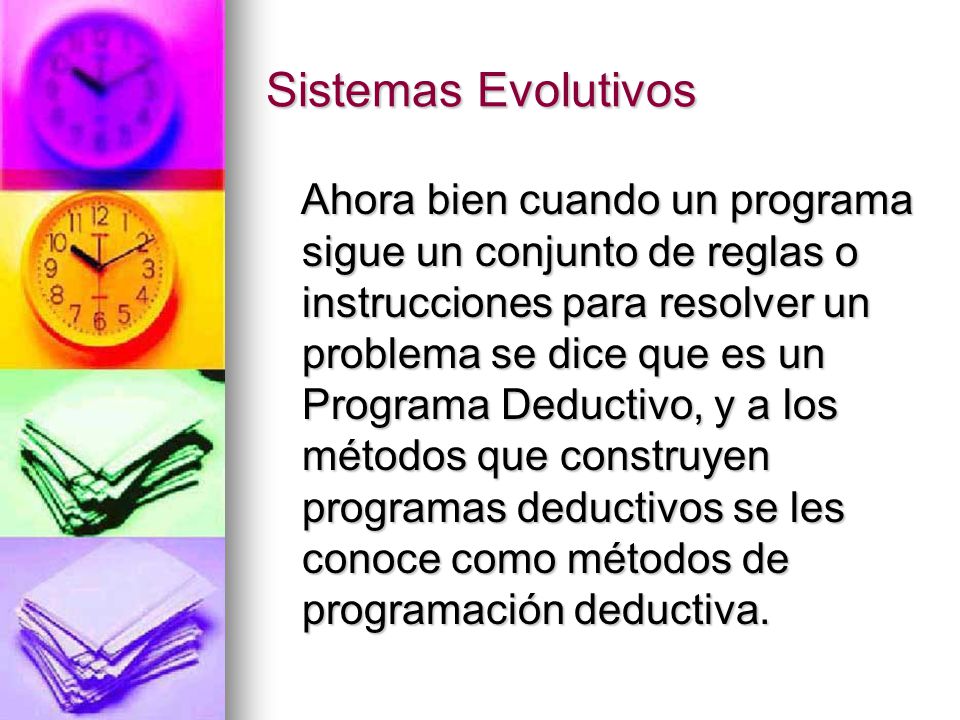 Sistemas Evolutivos