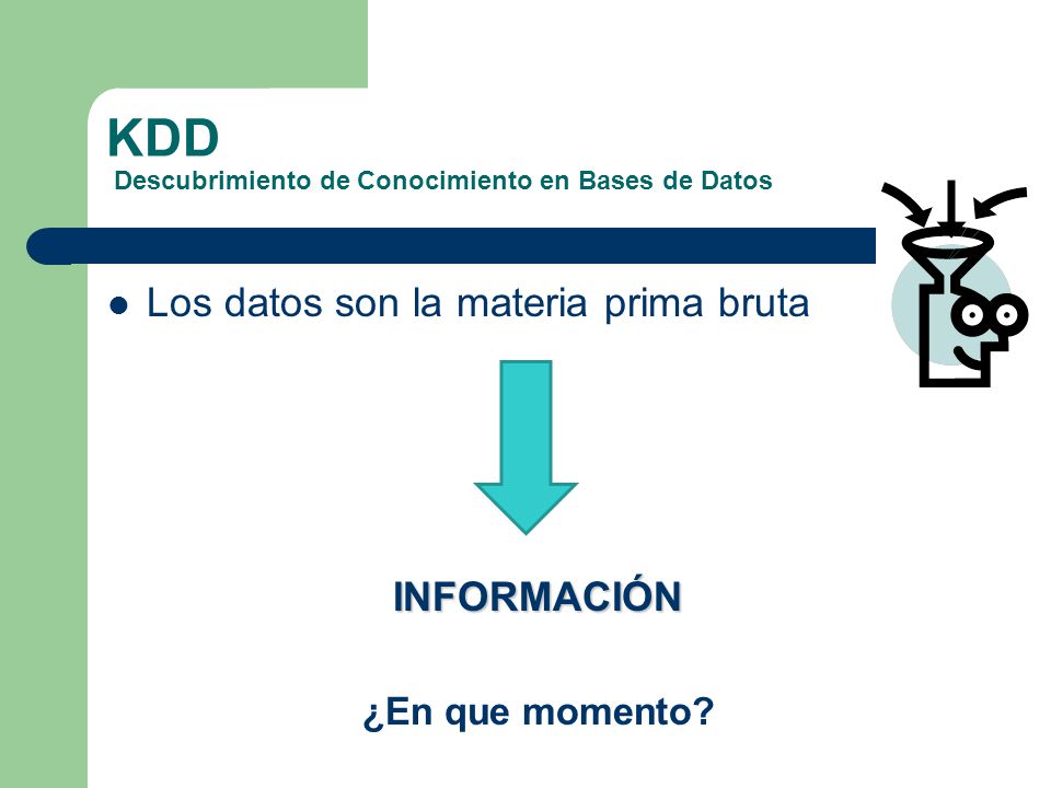 KDD Descubrimiento de Conocimiento en Bases de Datos