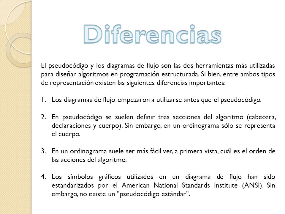 Diferencias