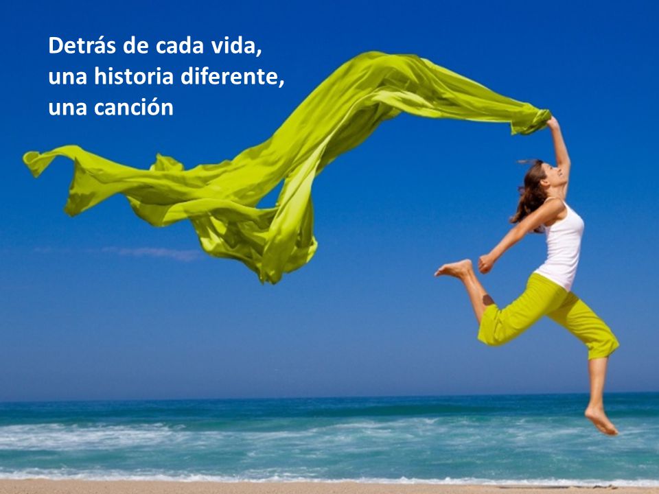 Detrás de cada vida, una historia diferente, una canción