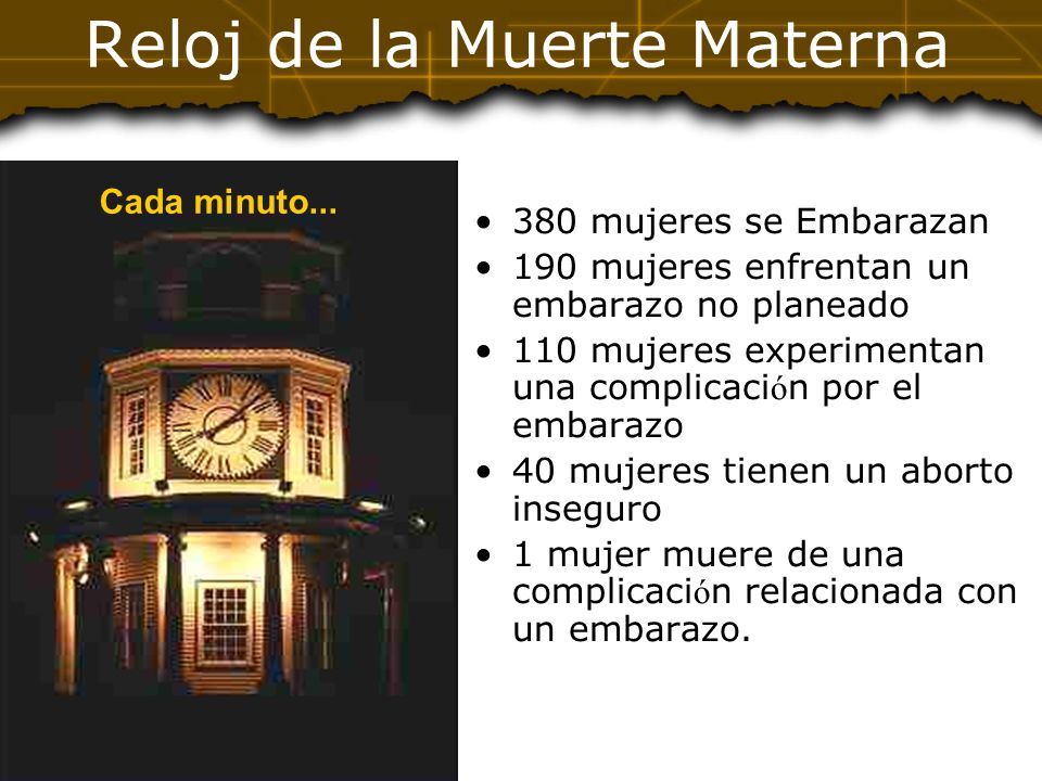 Reloj de la Muerte Materna