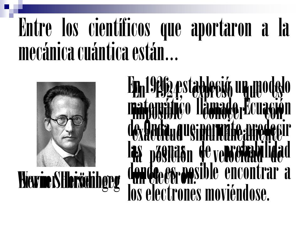 Entre los científicos que aportaron a la mecánica cuántica están…
