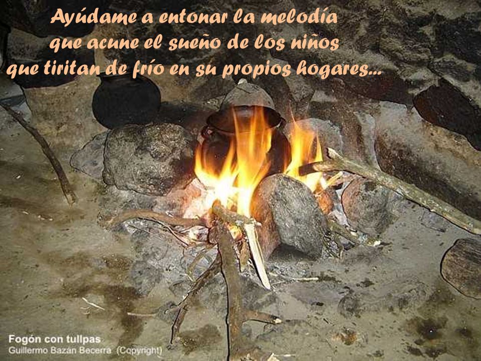 Ayúdame a entonar la melodía que acune el sueño de los niños