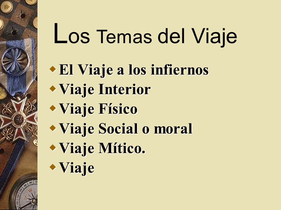 Los Temas del Viaje El Viaje a los infiernos Viaje Interior