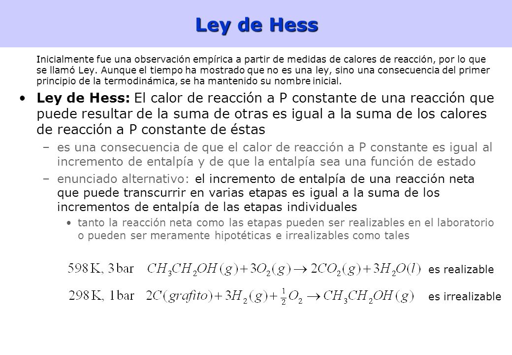 Ley de Hess