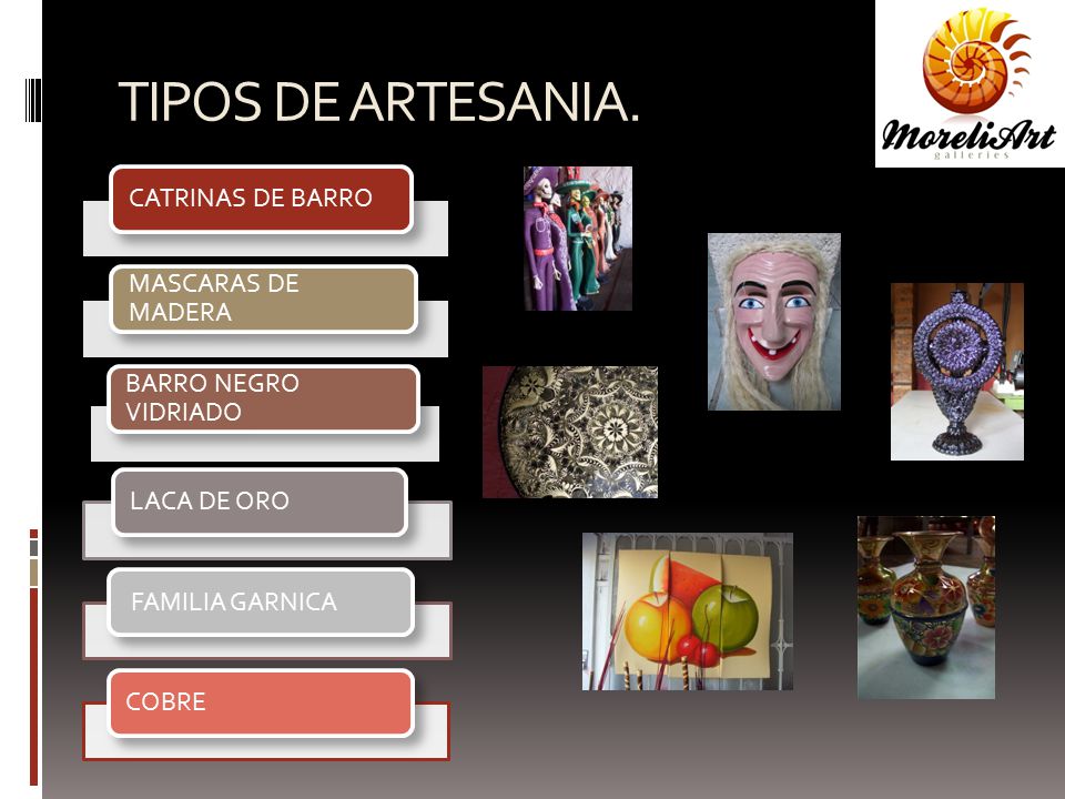 TIPOS DE ARTESANIA. CATRINAS DE BARRO MASCARAS DE MADERA