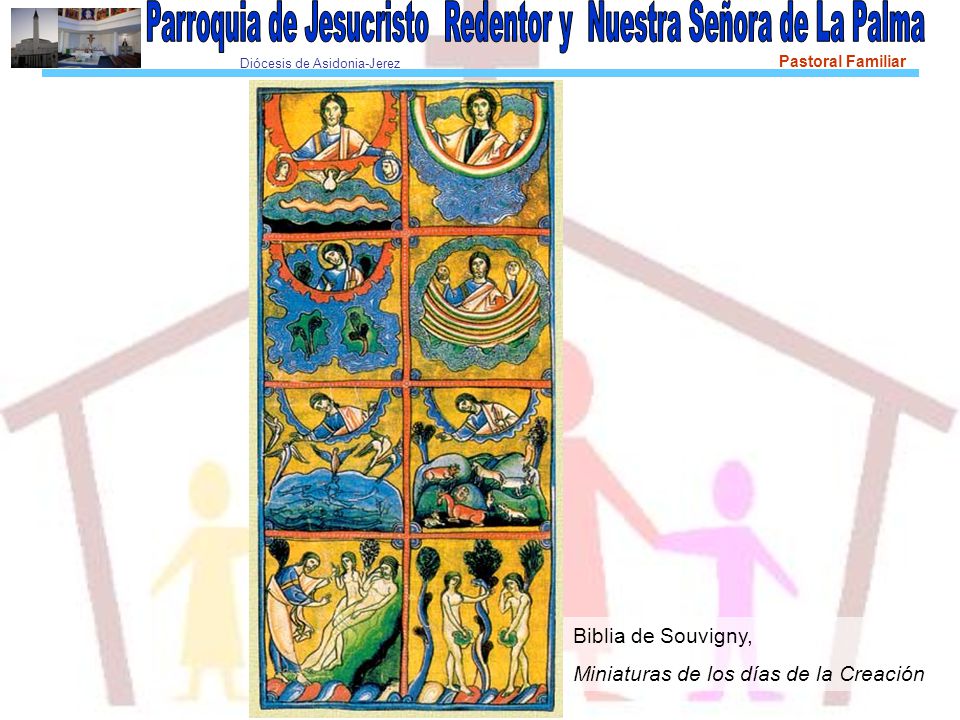 Biblia de Souvigny, Miniaturas de los días de la Creación