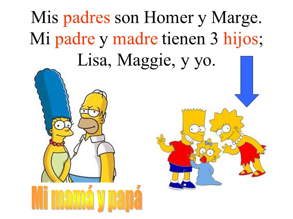 Mis padres son Homer y Marge