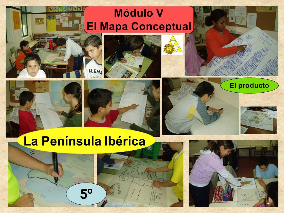 Módulo V El Mapa Conceptual El producto La Península Ibérica 5º
