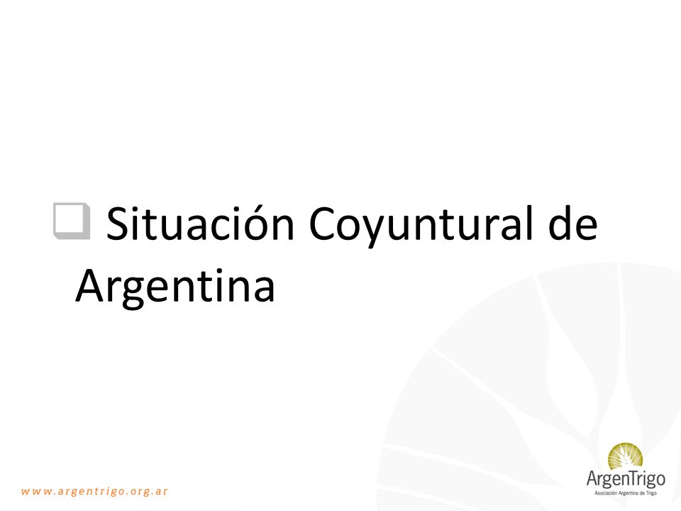 Situación Coyuntural de Argentina