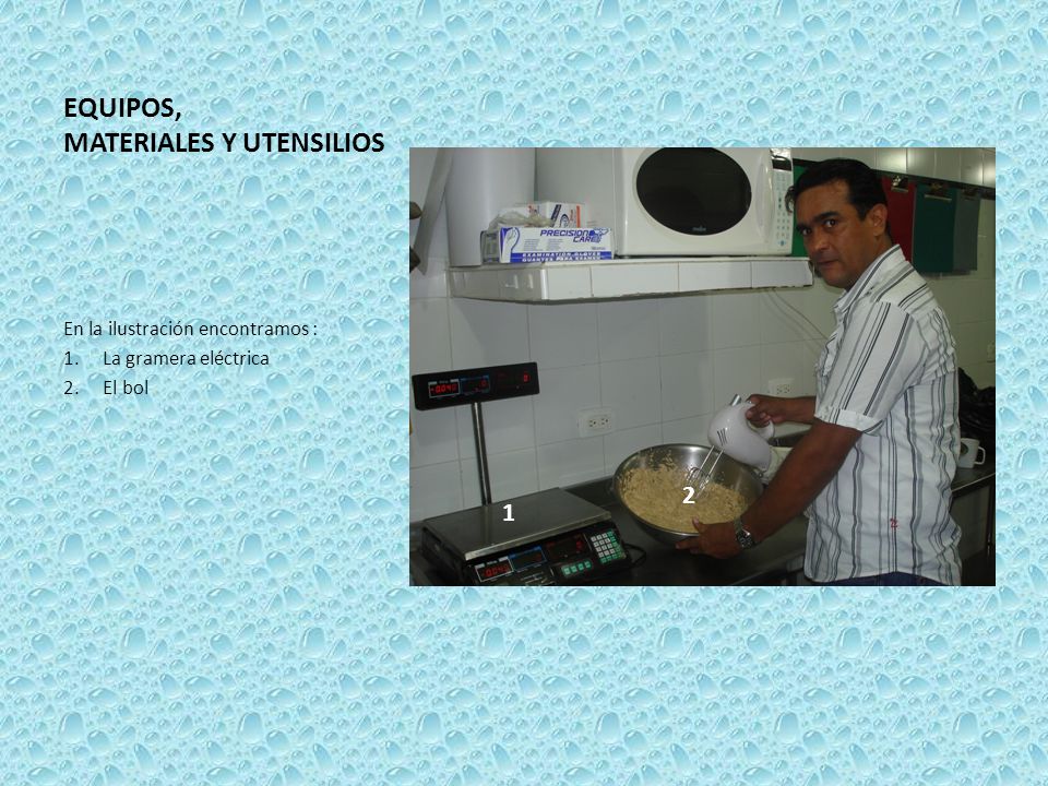 EQUIPOS, MATERIALES Y UTENSILIOS