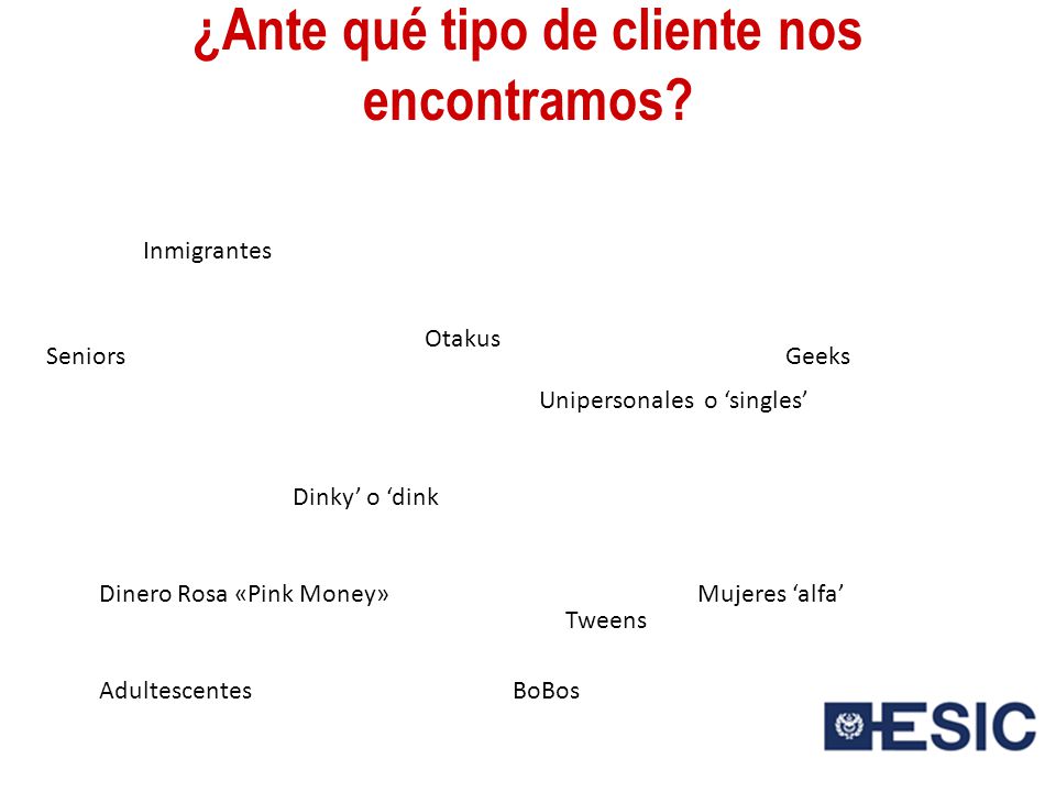 ¿Ante qué tipo de cliente nos encontramos
