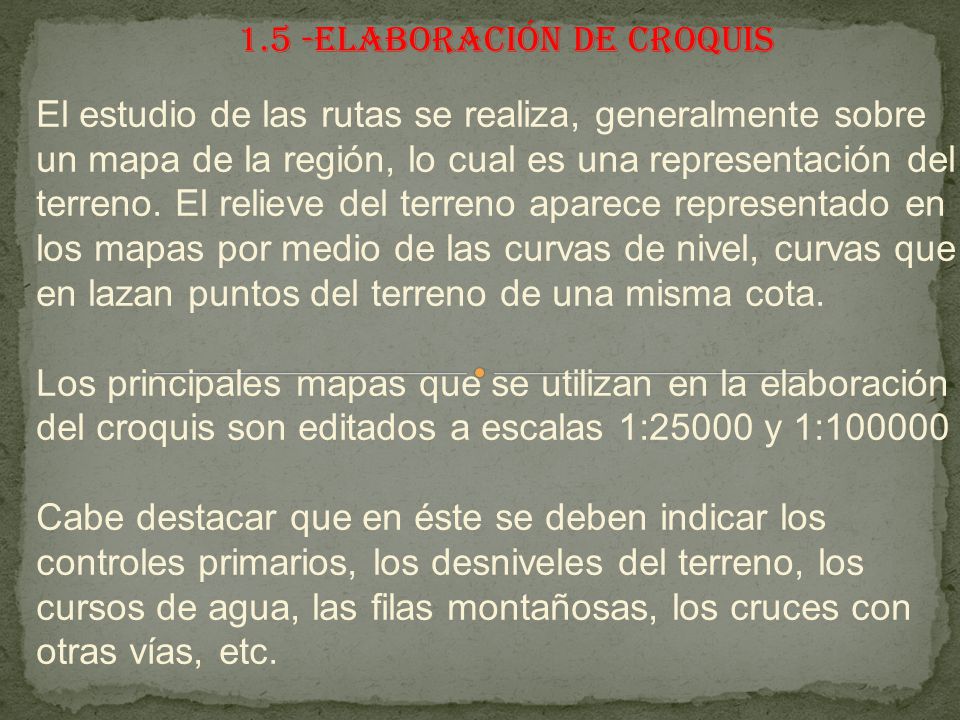 1.5 -Elaboración de Croquis