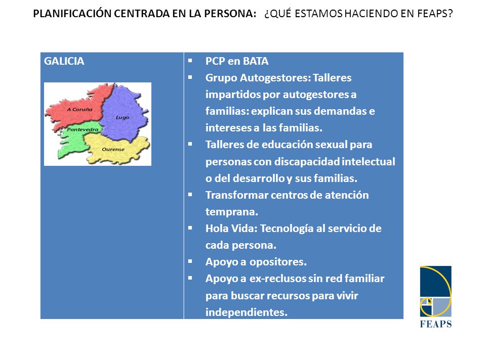 PLANIFICACIÓN CENTRADA EN LA PERSONA: ¿QUÉ ESTAMOS HACIENDO EN FEAPS