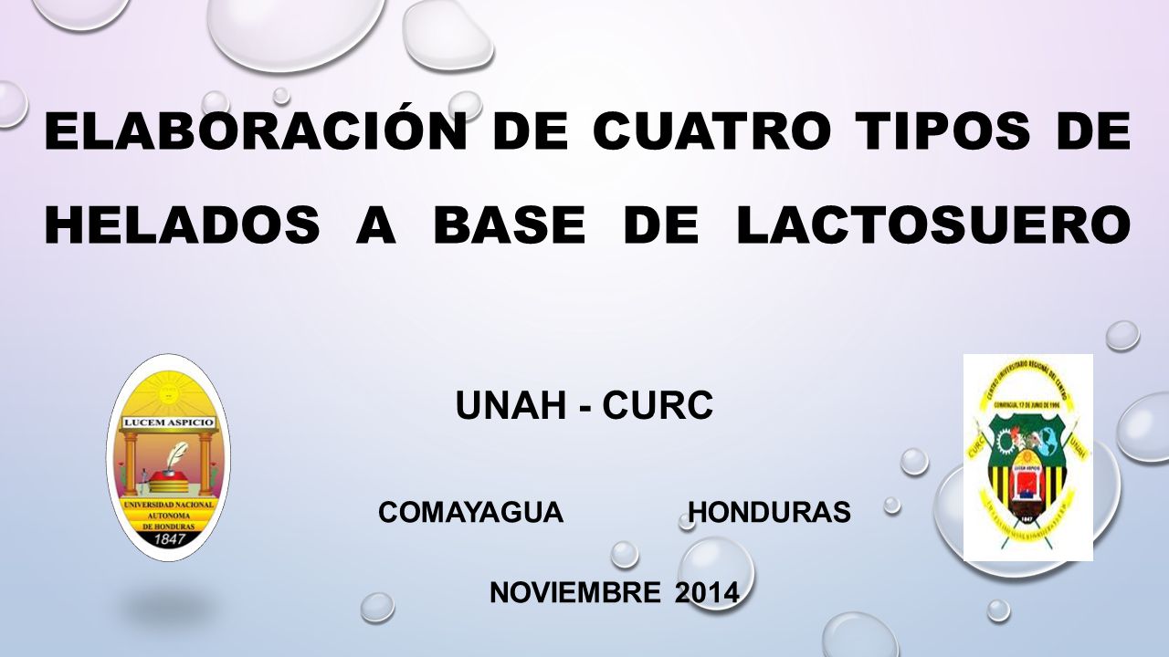 ELABORACIÓN DE CUATRO TIPOS DE HELADOS A BASE DE LACTOSUERO