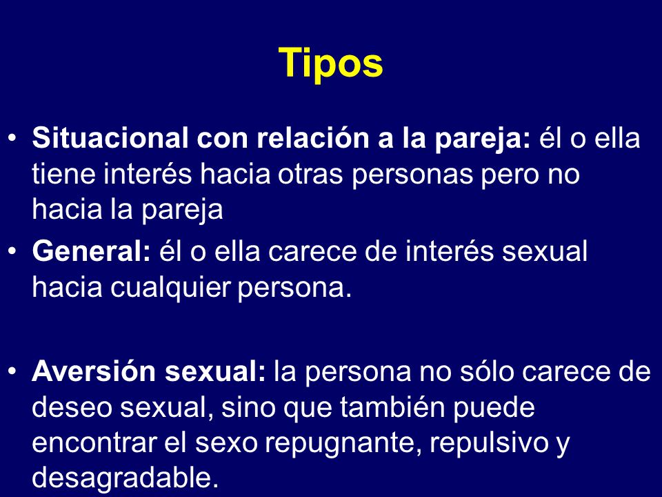 Tipos Situacional con relación a la pareja: él o ella tiene interés hacia otras personas pero no hacia la pareja.