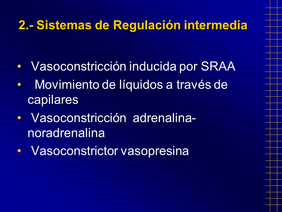 2.- Sistemas de Regulación intermedia