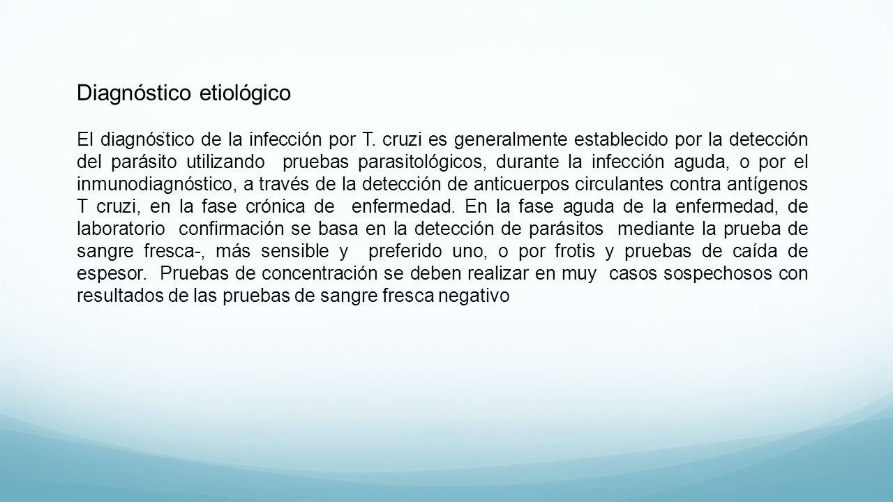 Diagnóstico etiológico