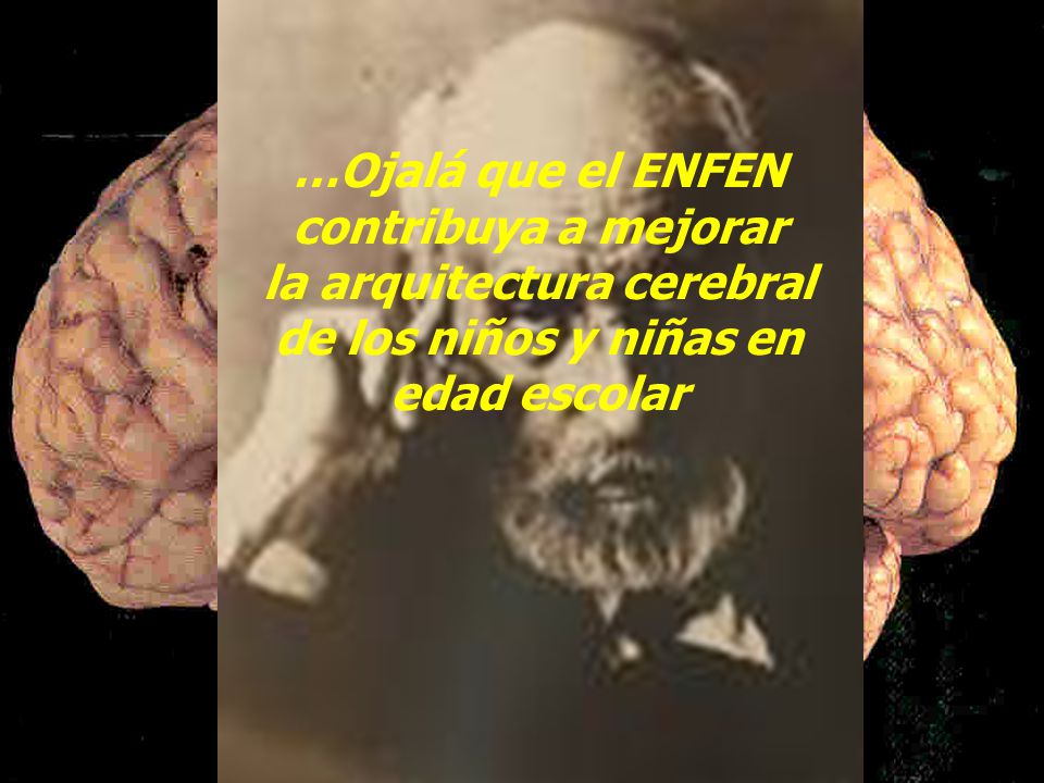 …Ojalá que el ENFEN contribuya a mejorar la arquitectura cerebral