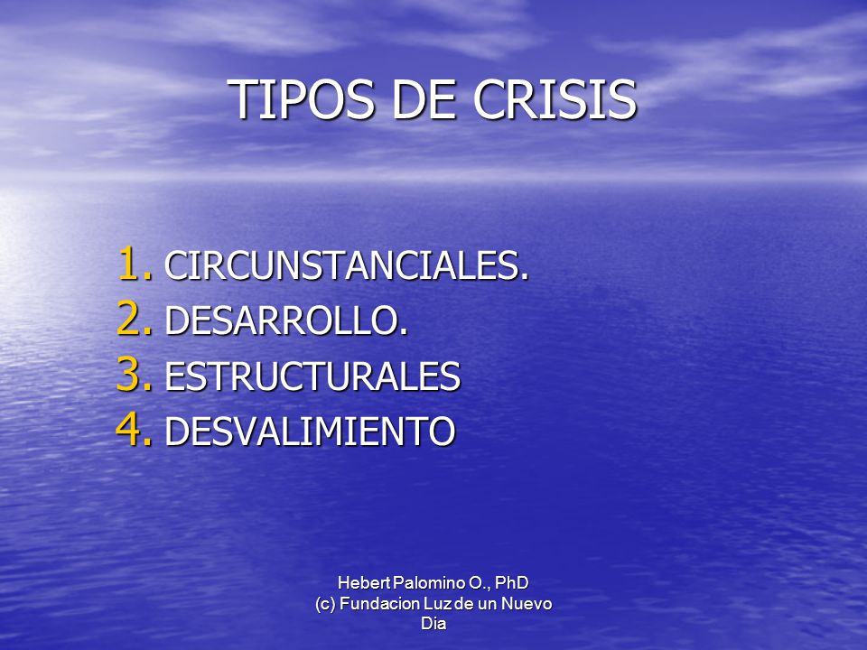 Hebert Palomino O., PhD (c) Fundacion Luz de un Nuevo Dia