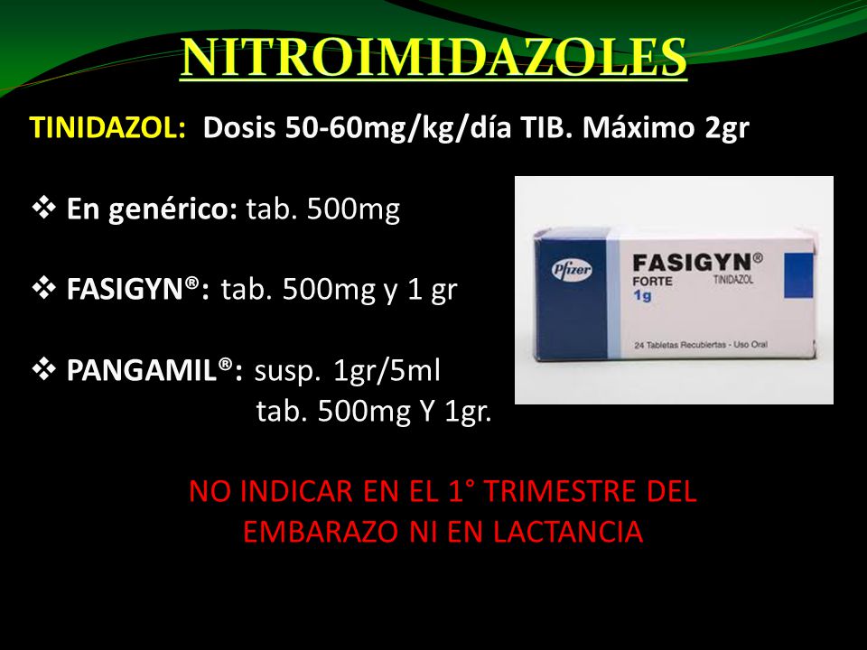 NO INDICAR EN EL 1° TRIMESTRE DEL EMBARAZO NI EN LACTANCIA