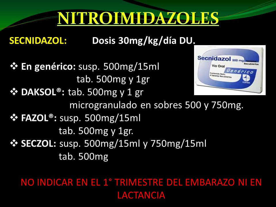 NO INDICAR EN EL 1° TRIMESTRE DEL EMBARAZO NI EN LACTANCIA
