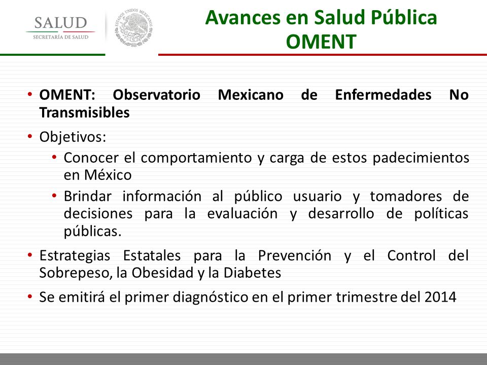 Avances en Salud Pública
