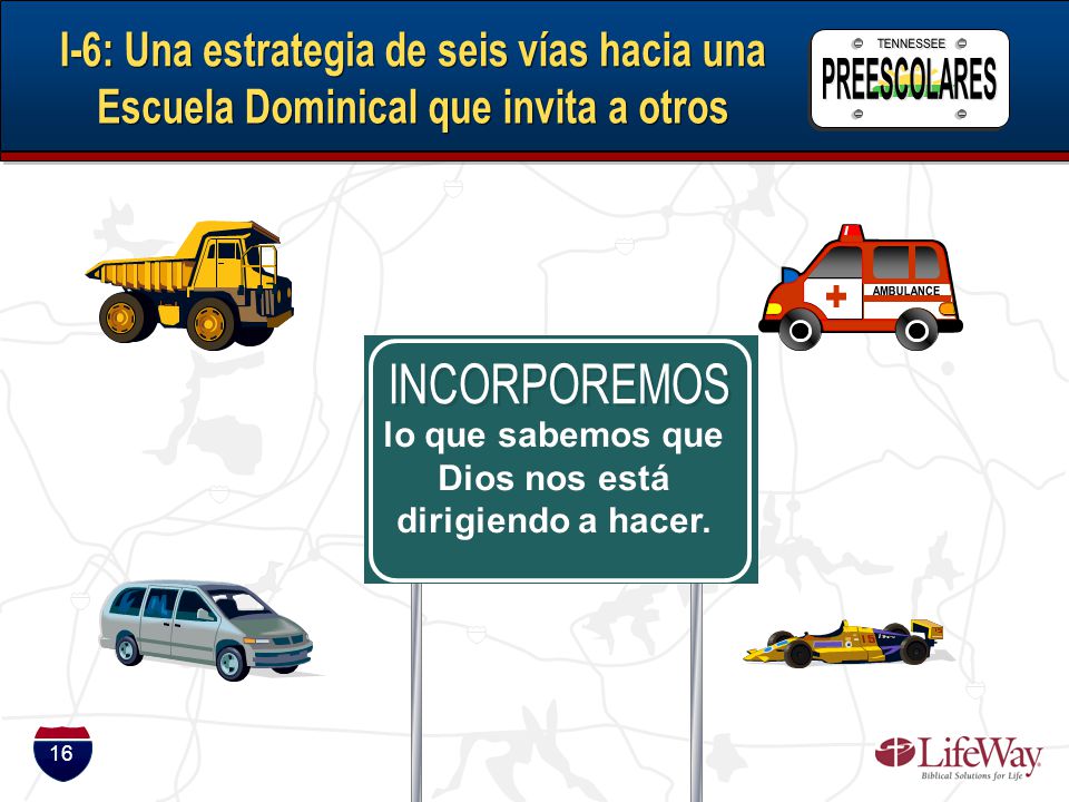 lo que sabemos que Dios nos está dirigiendo a hacer.