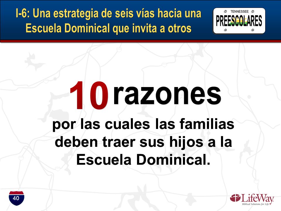 10 razones por las cuales las familias deben traer sus hijos a la Escuela Dominical.