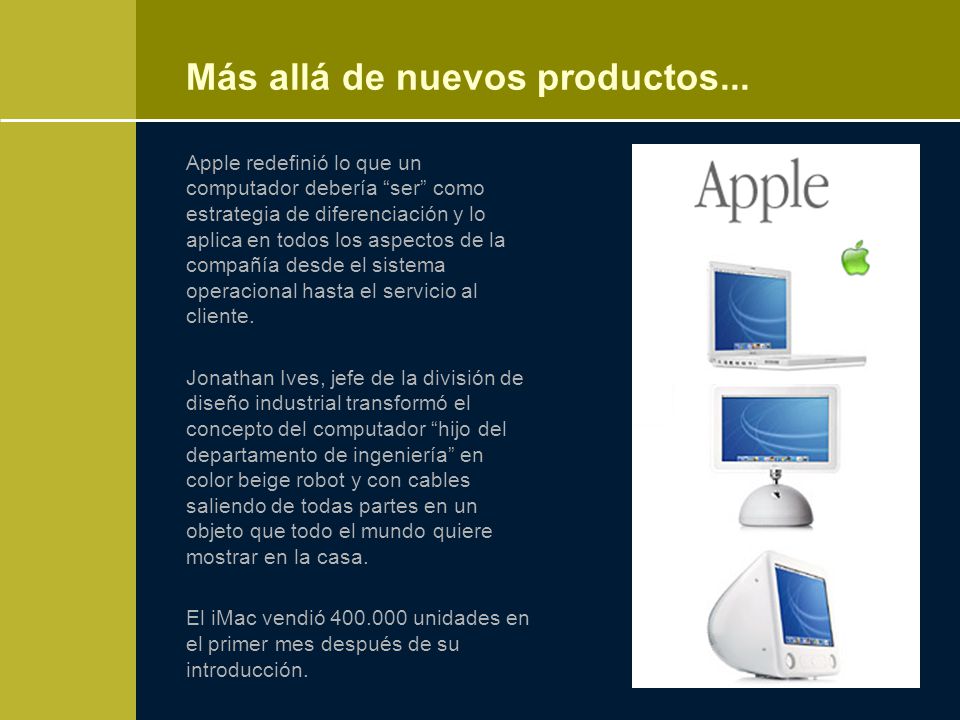 Más allá de nuevos productos...