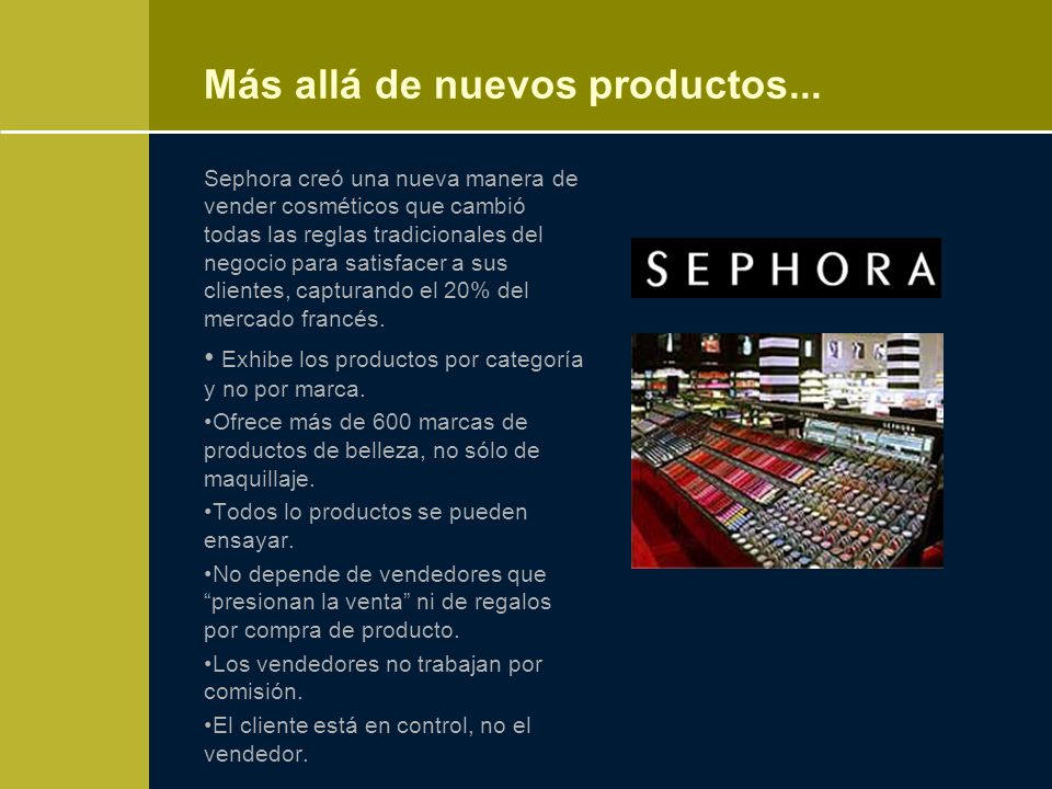 Más allá de nuevos productos...
