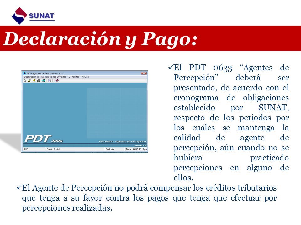 SUNAT Declaración y Pago: