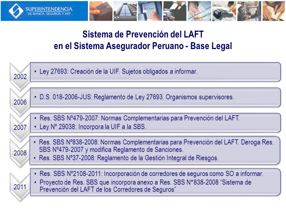 Sistema de Prevención del LAFT en el Sistema Asegurador Peruano - Base Legal