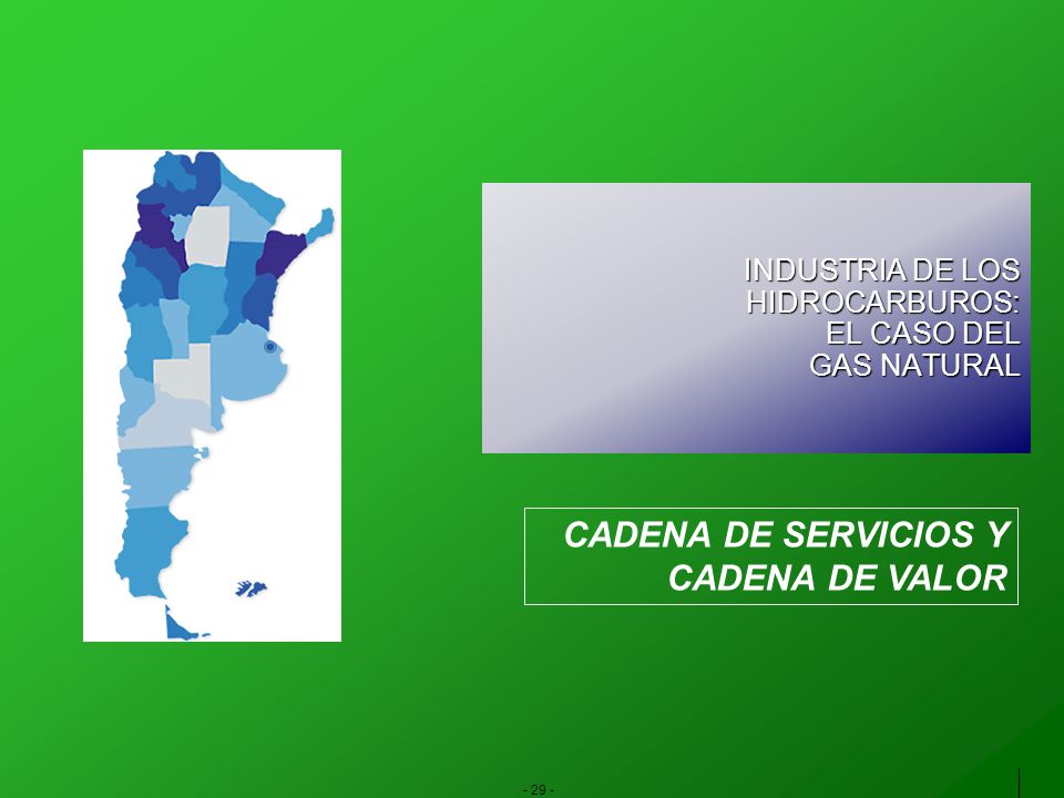 ESTRUCTURA Y FUNCIONAMIENTO DE LA CADENA DE VALOR DEL GAS NATURAL