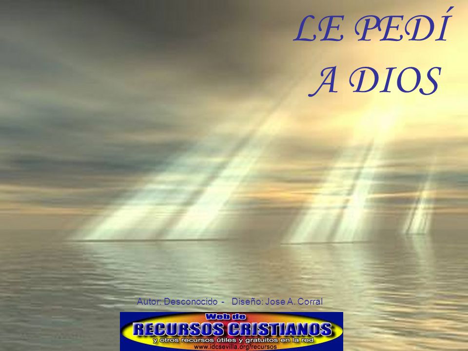 Autor: Desconocido - Diseño: Jose A. Corral