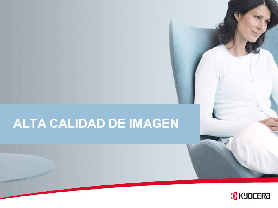 ALTA CALIDAD DE IMAGEN KYOCERA MITA EUROPE B.V. | 10/04/2017