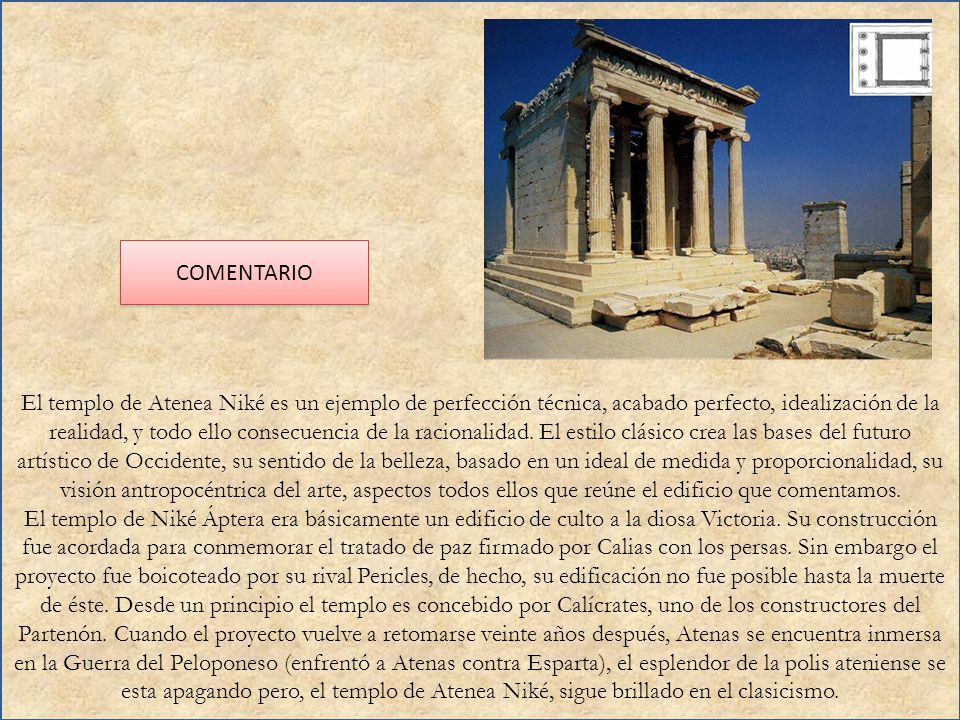 alguna cosa Emular Activar Templo de Atenea Niké de Kallícrates ( a. C.) - ppt video online descargar