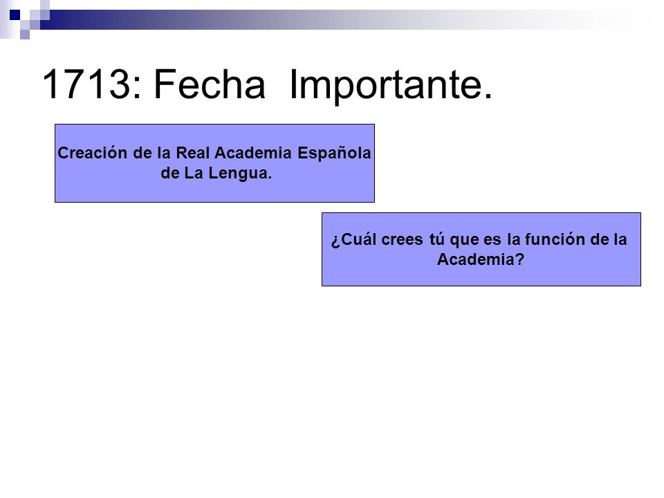 1713: Fecha Importante. Creación de la Real Academia Española