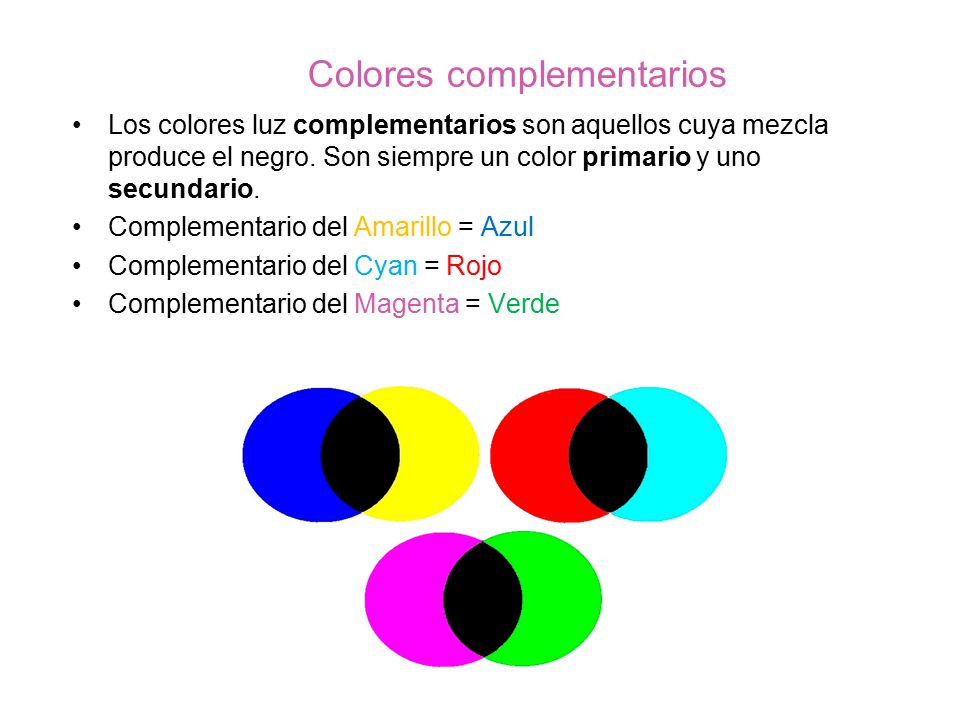 Colores complementarios